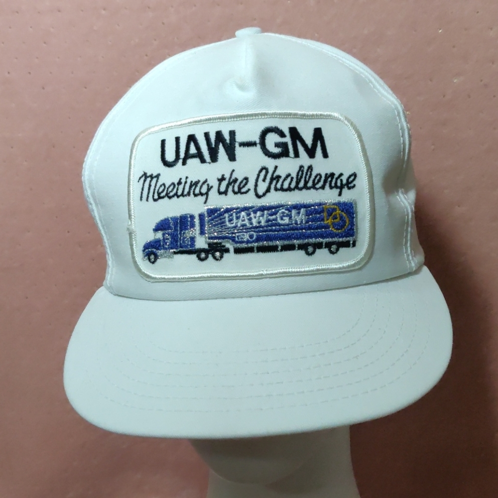 Vintage GM truckers hat adjustable back